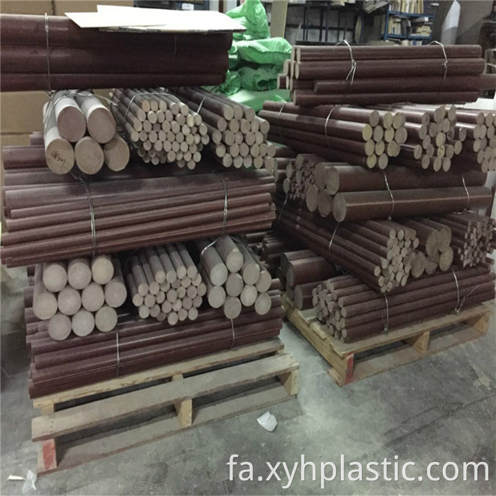 میله لمینت فنولیک پنبه Cotton Phenolic Laminated Rod